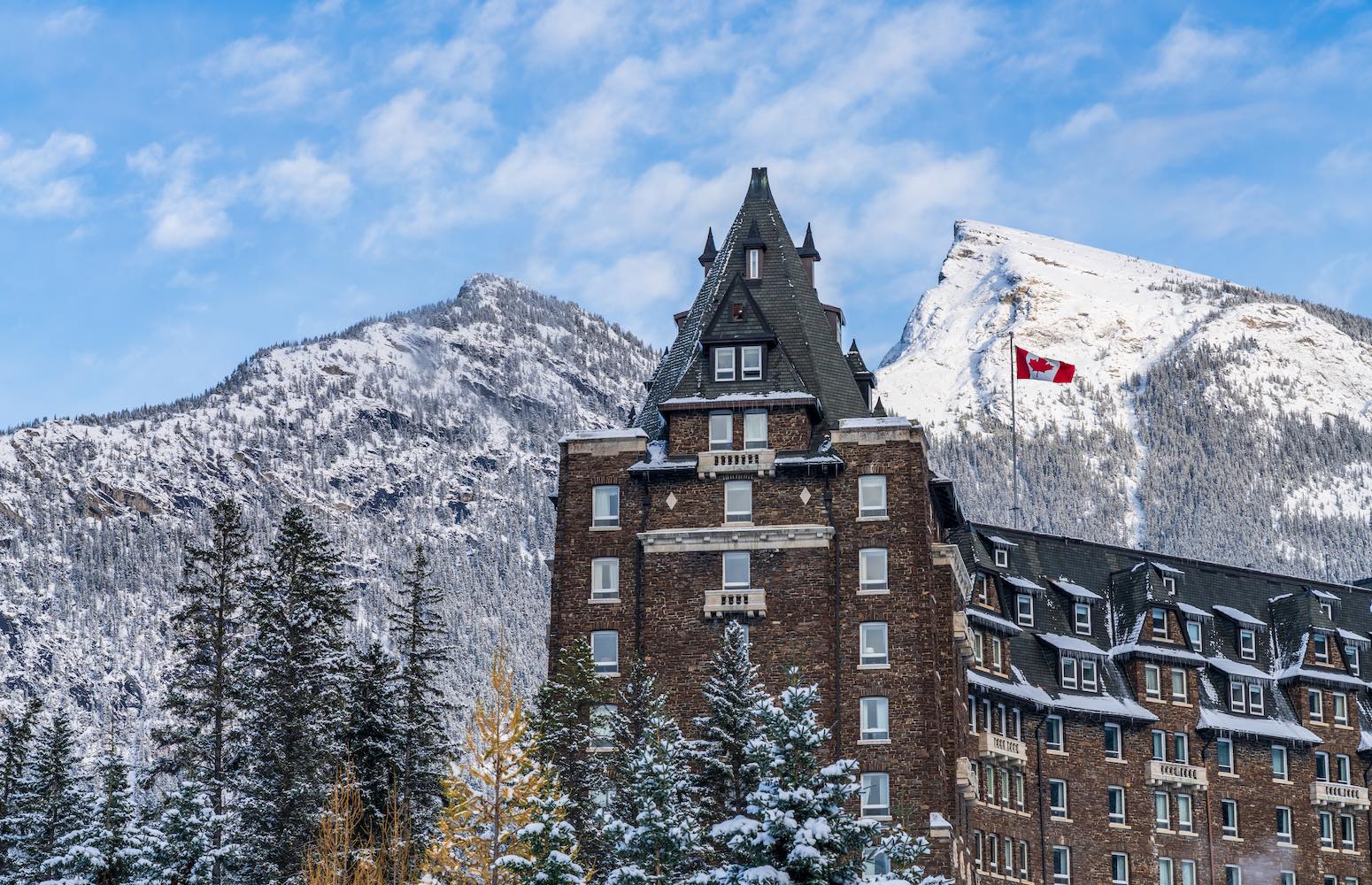 hotel historico en Banff Canada